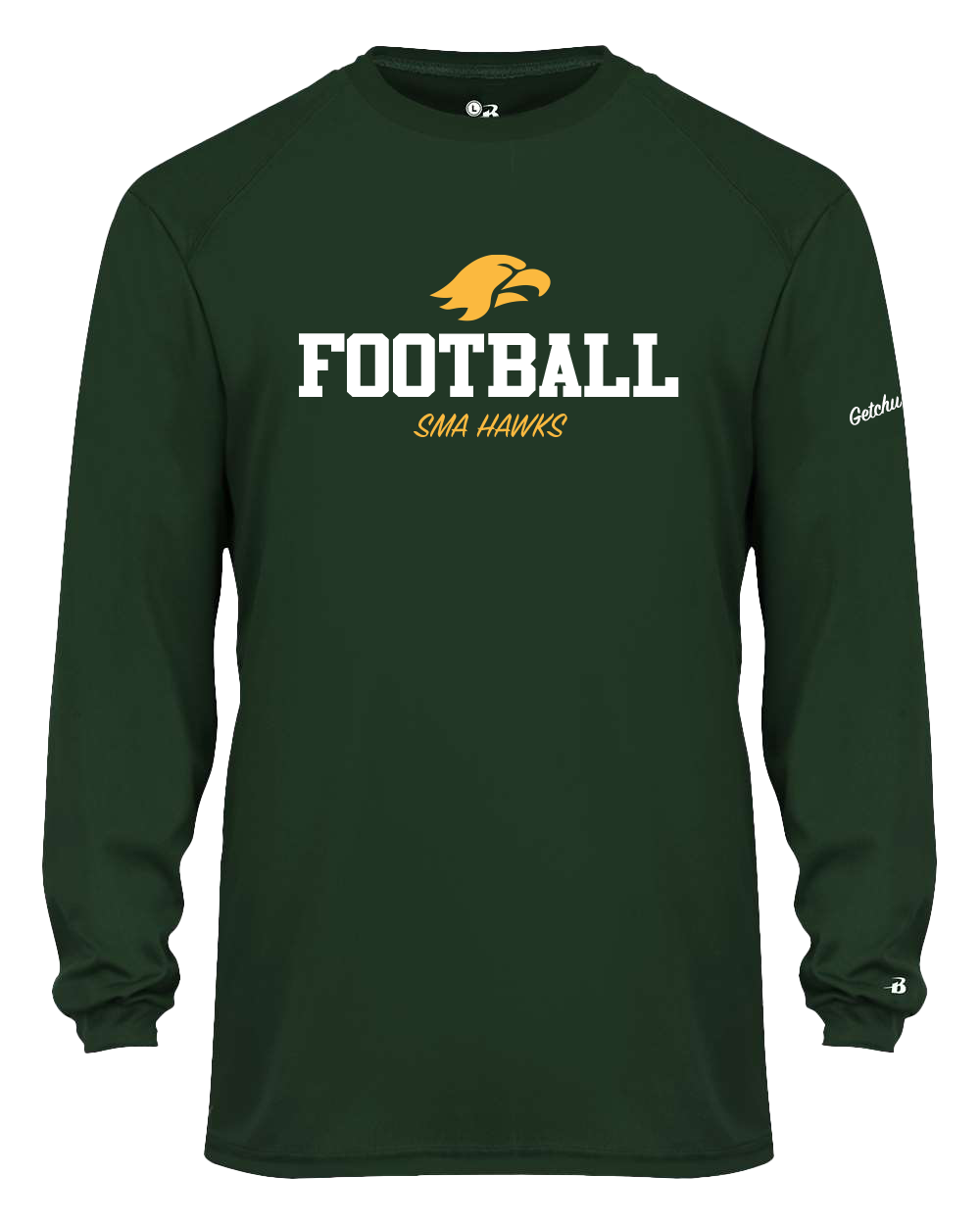 2024 SMA Hawks Football Long Sleeve Tee V3