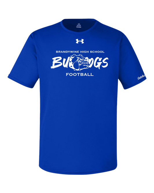 Bulldogs Football Tee v1 (ROYAL)