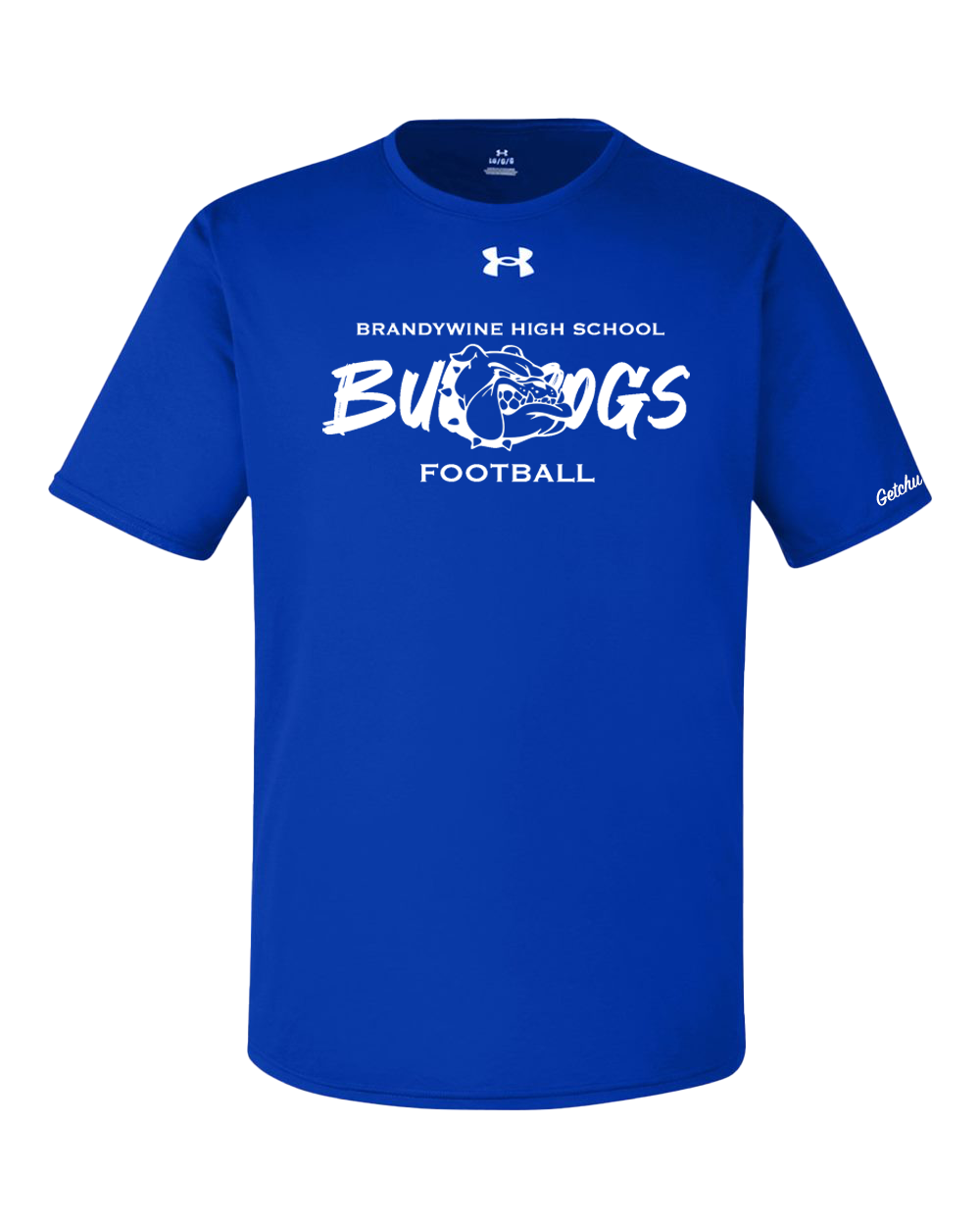 Bulldogs Football Tee v1 (ROYAL)
