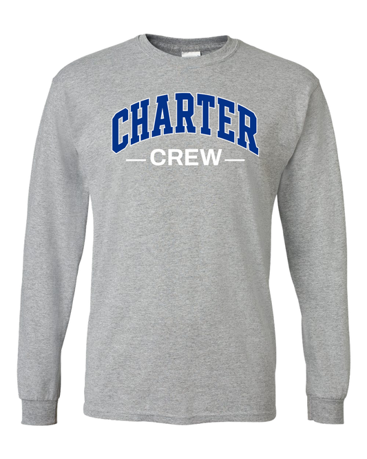 Force Crew Arched Long Sleeve Tee