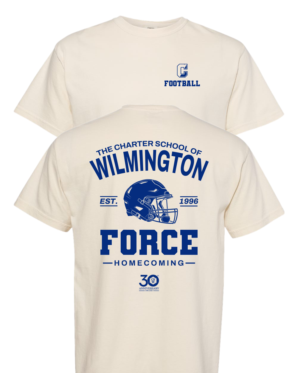 2026 Force Football 30th Anniversary Homecoming Tee