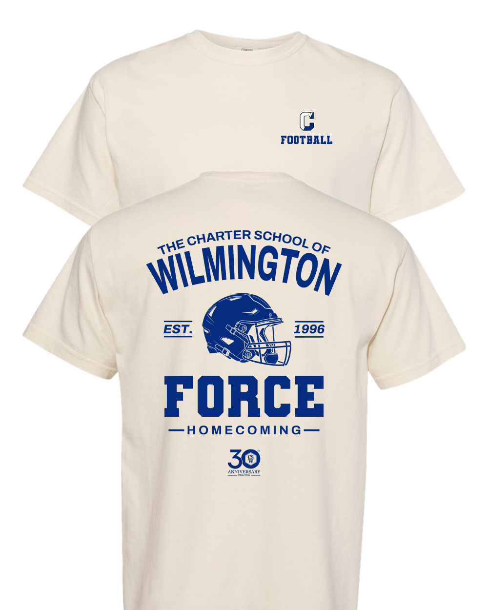 2026 Force Football 30th Anniversary Homecoming Tee