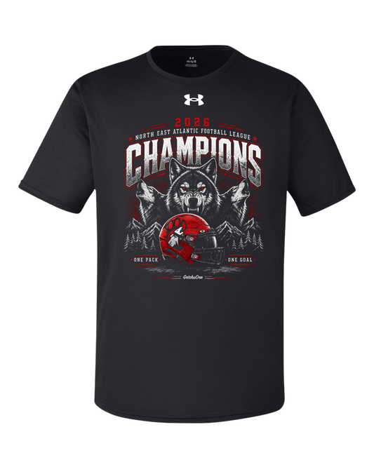 2026 Wilmington Wolfpack NEAFL Champions Tee