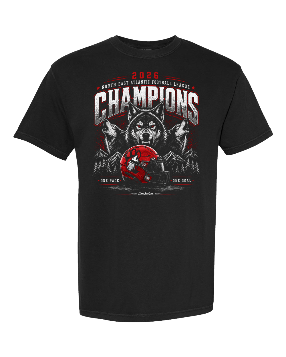2026 Wilmington Wolfpack NEAFL Champions Tee