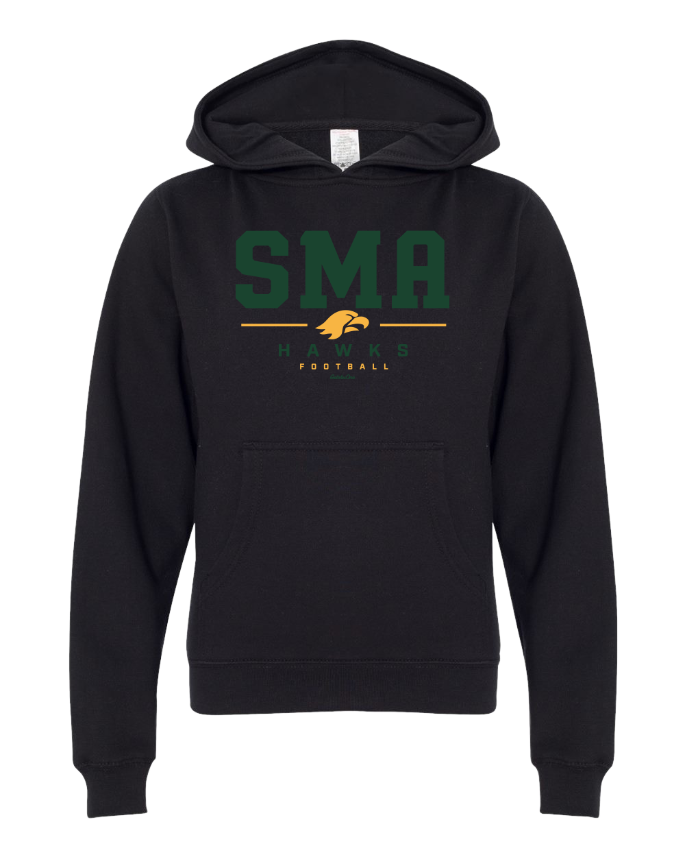 2026 SMA Hawks Football Black Hoodie