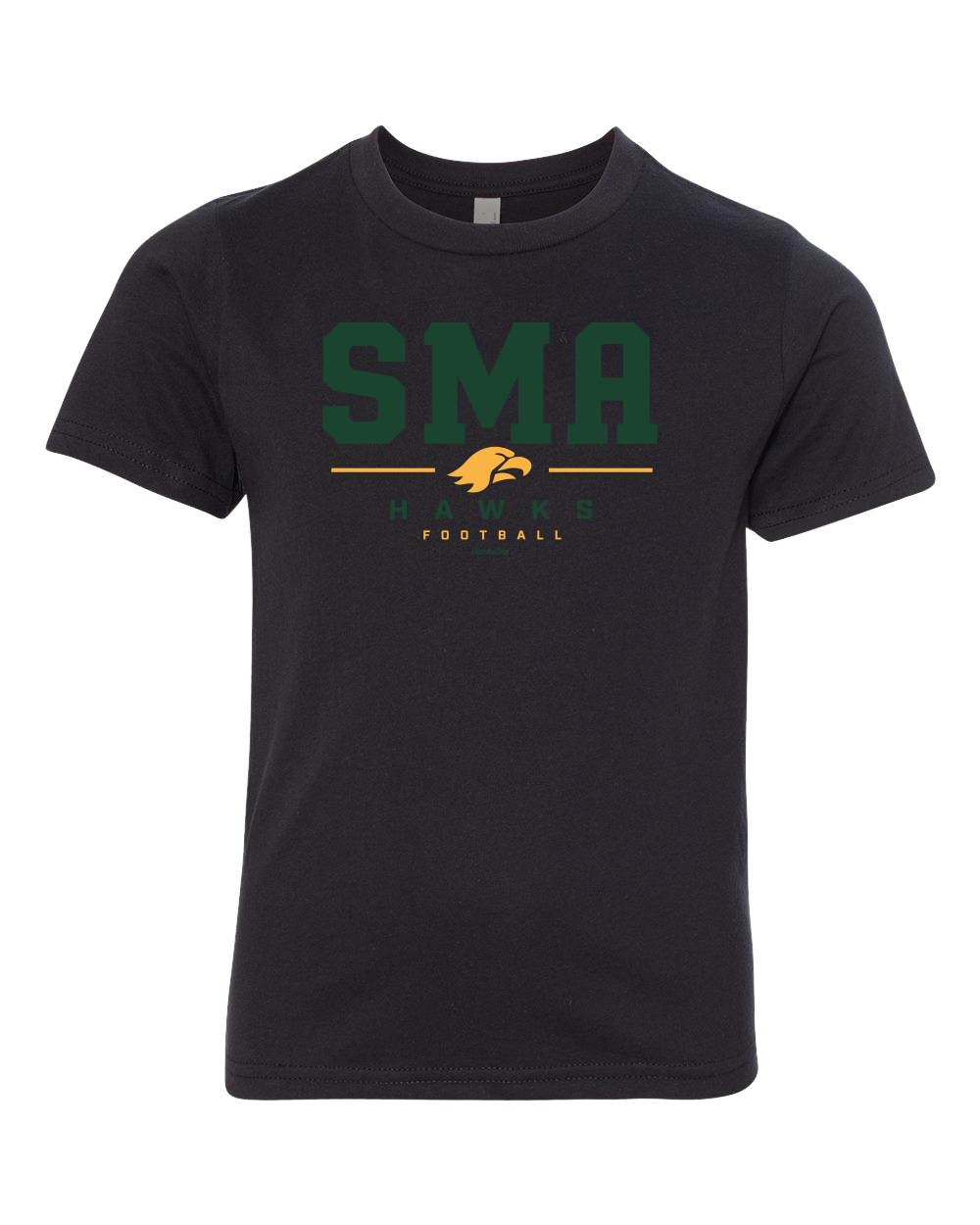 2026 SMA Hawks Football Black Tee