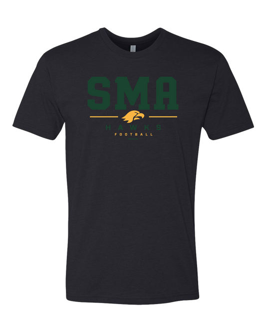 2026 SMA Hawks Football Black Tee