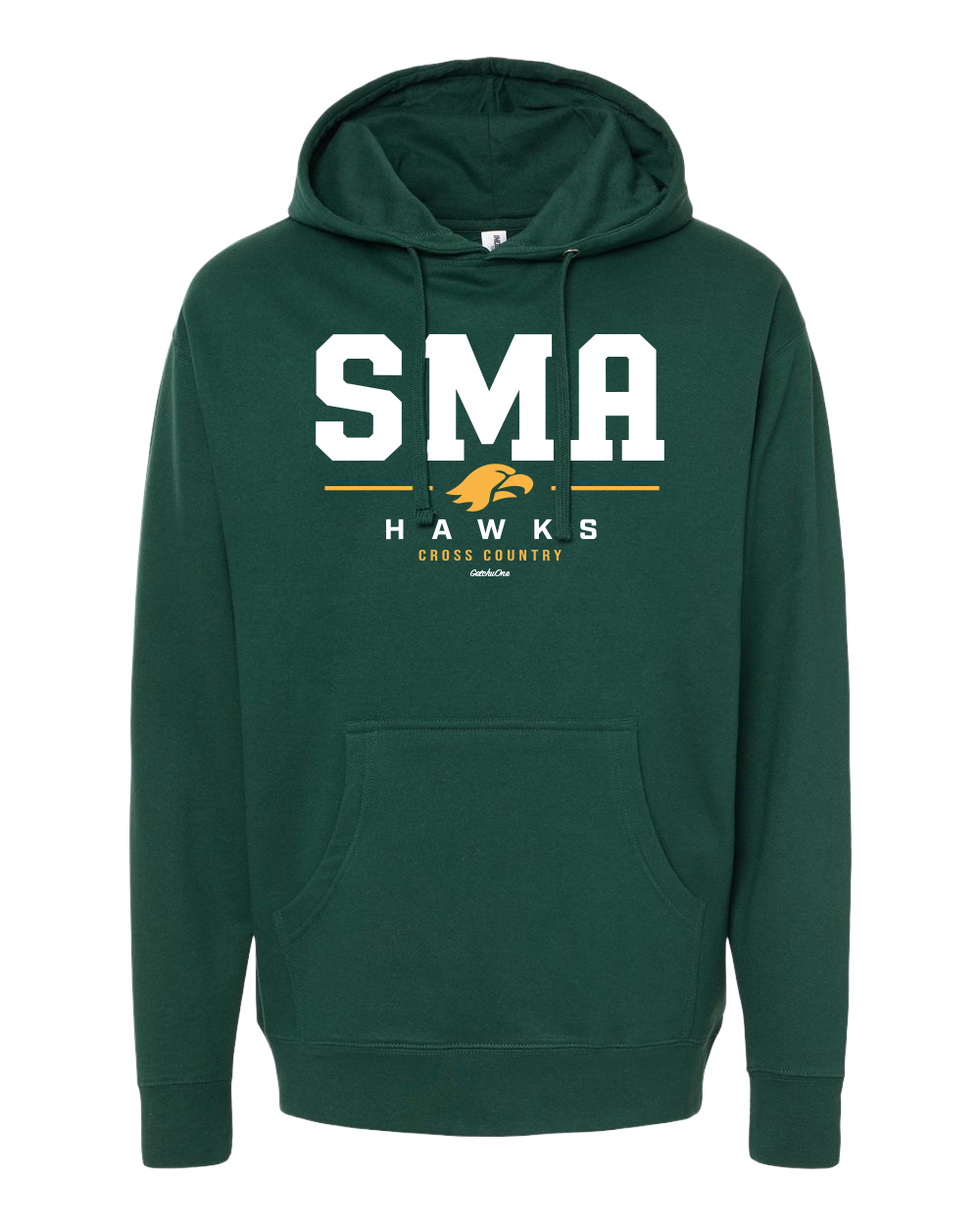 2026 SMA Hawks XC Forest Green Hoodie
