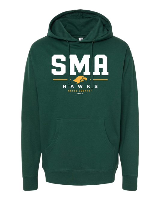 2026 SMA Hawks XC Forest Green Hoodie