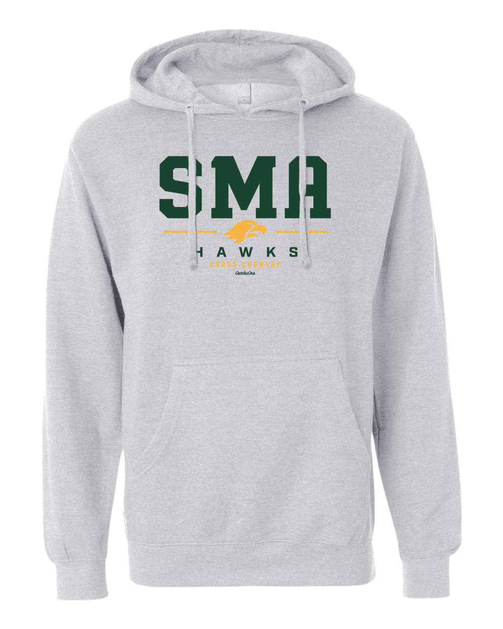 2026 SMA Hawks XC Grey Hoodie