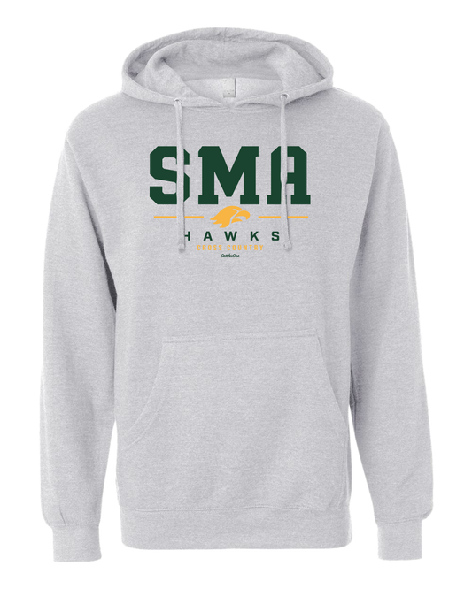 2026 SMA Hawks XC Grey Hoodie