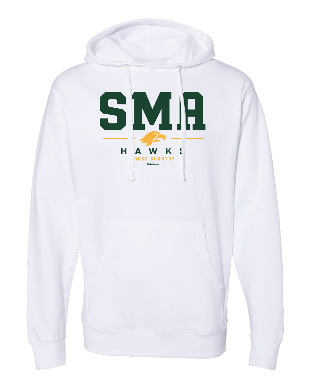2026 SMA Hawks XC White Hoodie