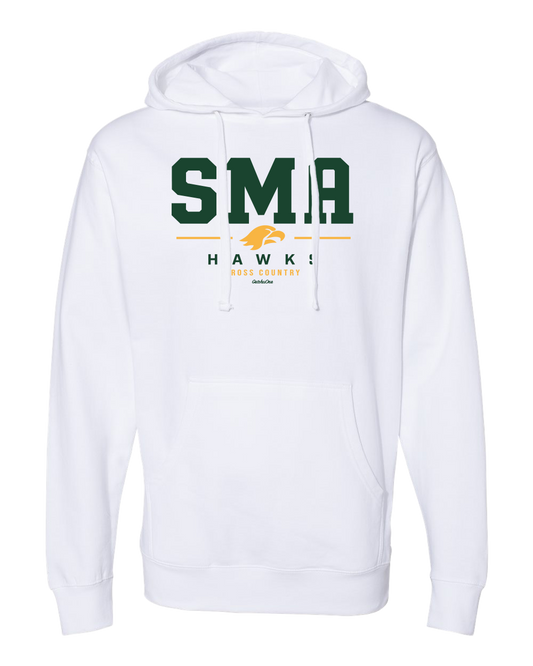 2026 SMA Hawks XC White Hoodie