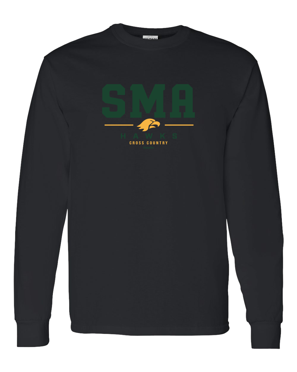 2026 SMA Hawks XC Black Long Sleeve Tee