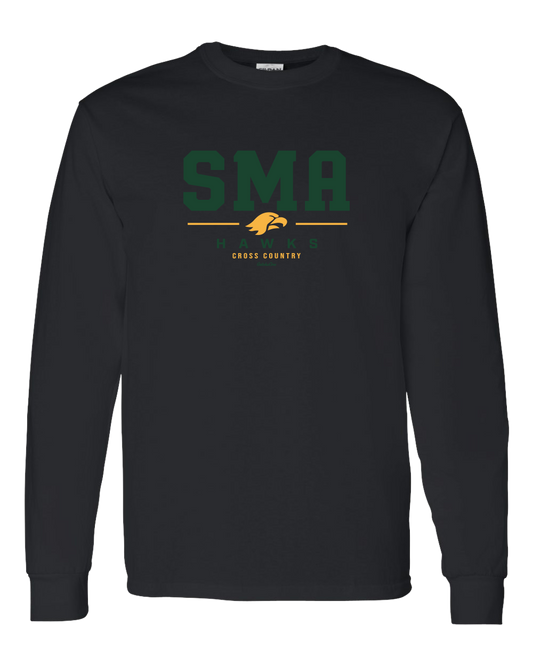 2026 SMA Hawks XC Black Long Sleeve Tee