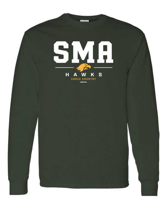 2026 SMA Hawks XC Forest Long Sleeve Tee