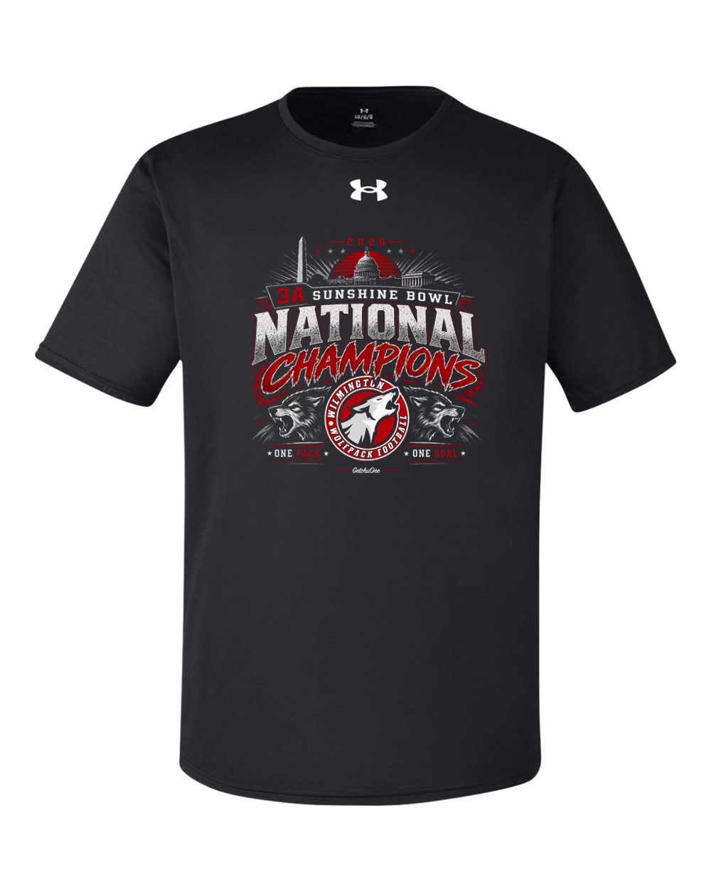 2026 Wilmington Wolfpack 3A Sunshine Bowl National Champions Tee
