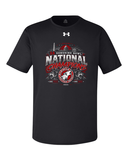 2026 Wilmington Wolfpack 3A Sunshine Bowl National Champions Tee