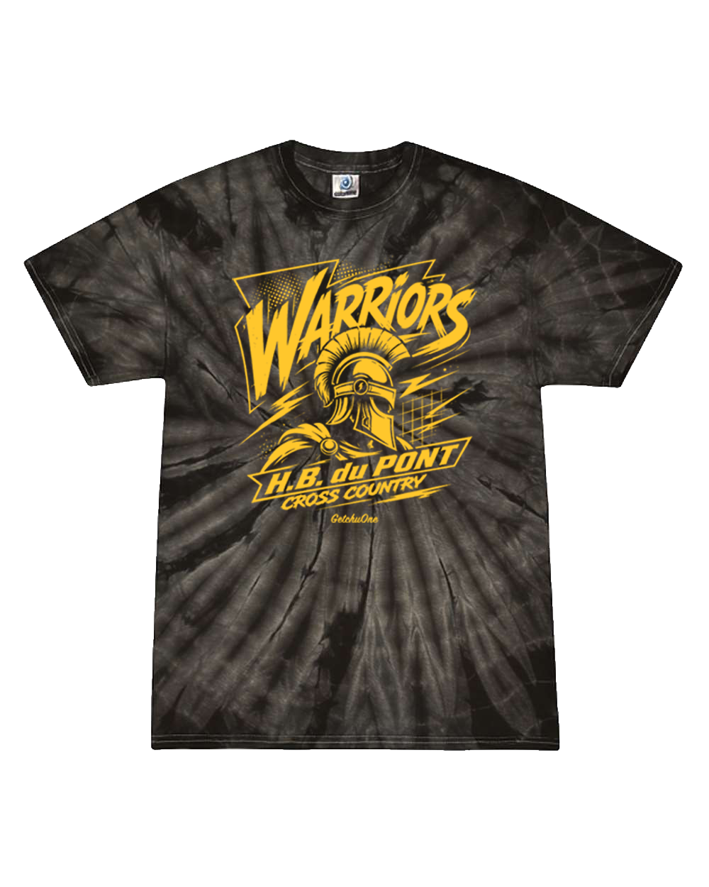 2026 HBMS Cross Country Black Tie-Dye Tee