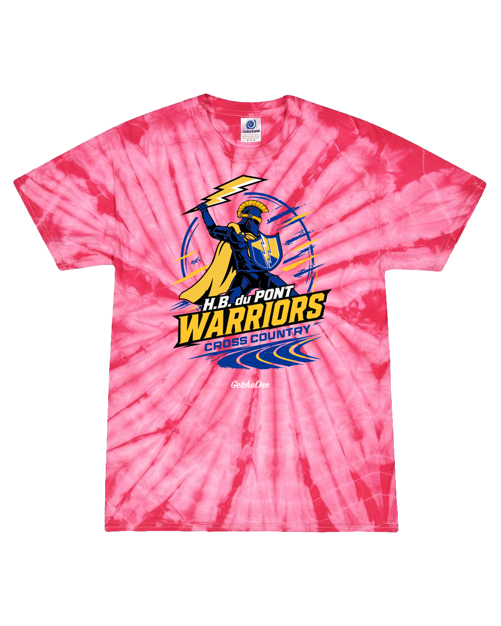 2026 HBMS Cross Country Pink Tie-Dye Tee