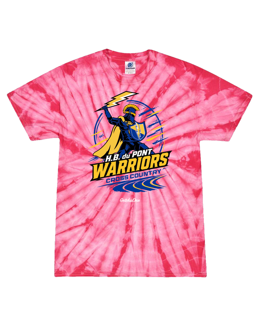 2026 HBMS Cross Country Pink Tie-Dye Tee