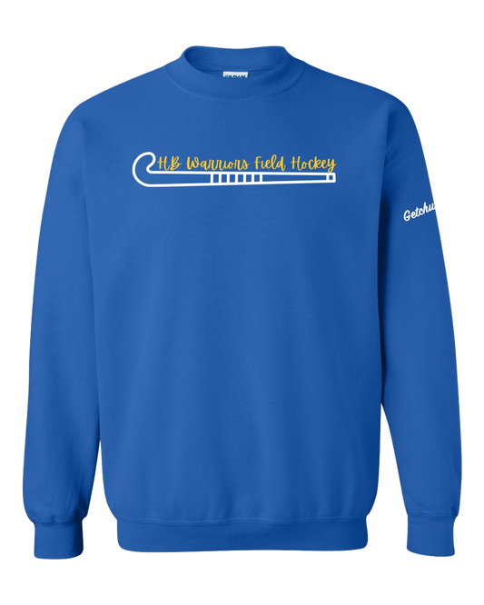 2026 HBMS Field Hockey Royal Crewneck