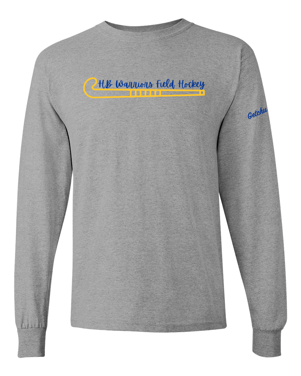 2026 HBMS Field Hockey Grey Long Sleeve Tee