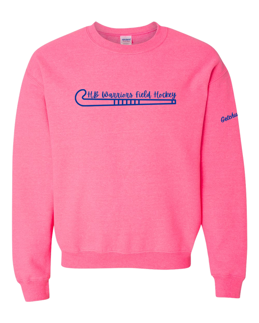 2026 HBMS Field Hockey Pink Crewneck