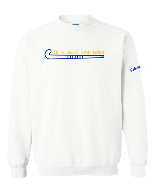 2026 HBMS Field Hockey White Crewneck