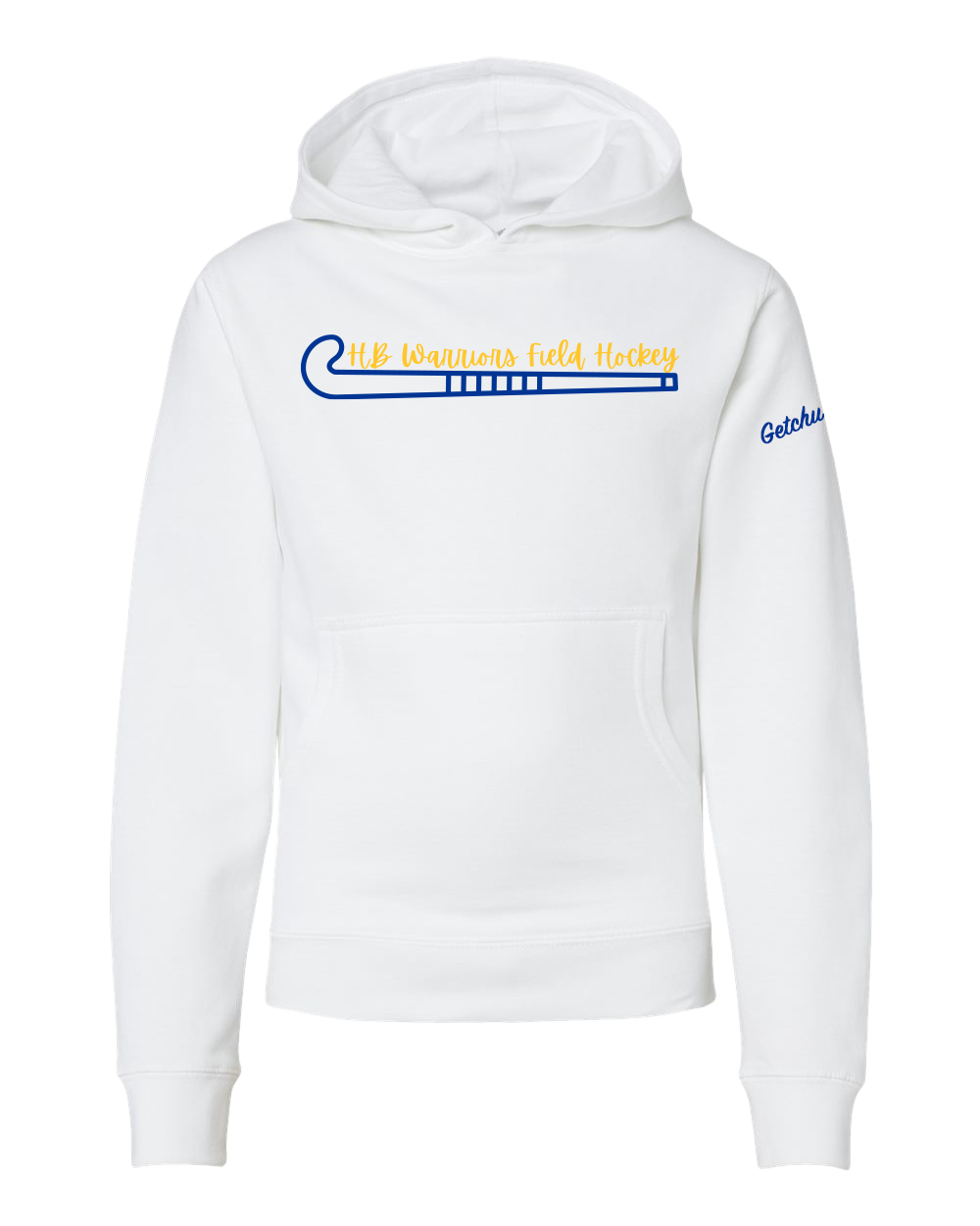 2026 HBMS Field Hockey White Hoodie