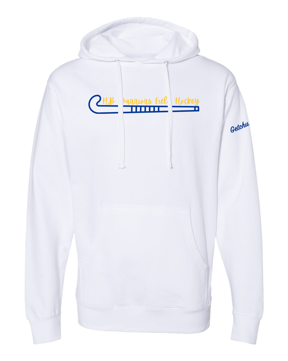 2026 HBMS Field Hockey White Hoodie