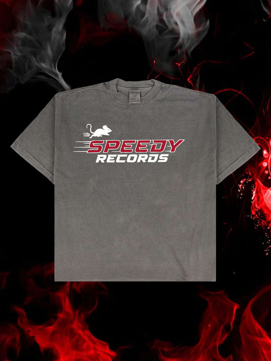 Speedy Records Drop Shoulder Tee v1
